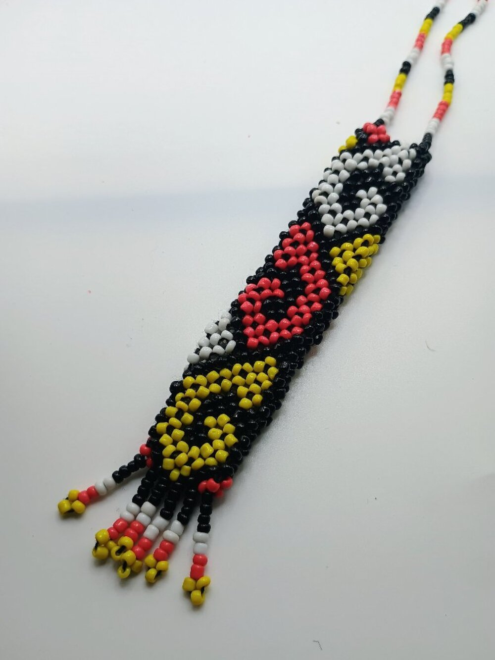 Handmade Necklace with Multicolored Beads - Filipino Craftsmanship